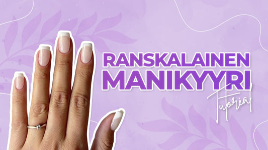 Tee-se-itse Ranskalainen manikyyri – vaiheittainen ohje GLAMRDiPillä