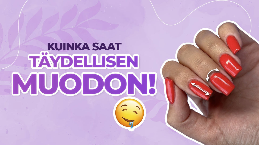 Näin muotoilet kynnet täydellisesti – vaihe vaiheelta GLAMRDiP™:llä